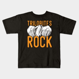Paleontology tshirt - Trilobites tshirt, ideal gift for fossil hunters Kids T-Shirt